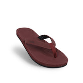 Men's Flip Flops - Burgundy