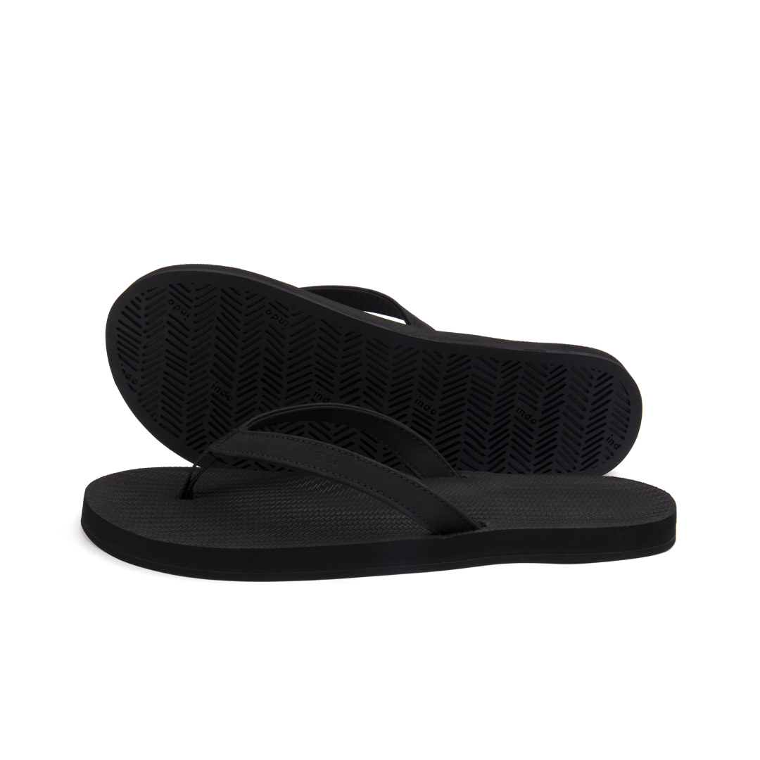 Women's Flip Flops - Black